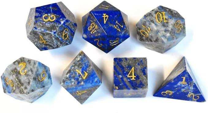 Lapis Lazuli Dice Set - RULE DICE