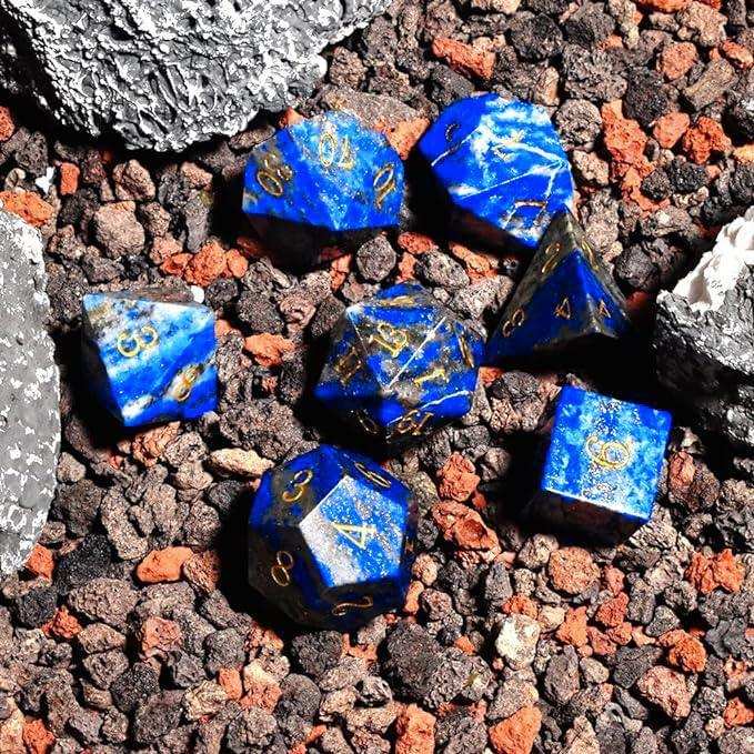 Lapis Lazuli Dice Set - RULE DICE