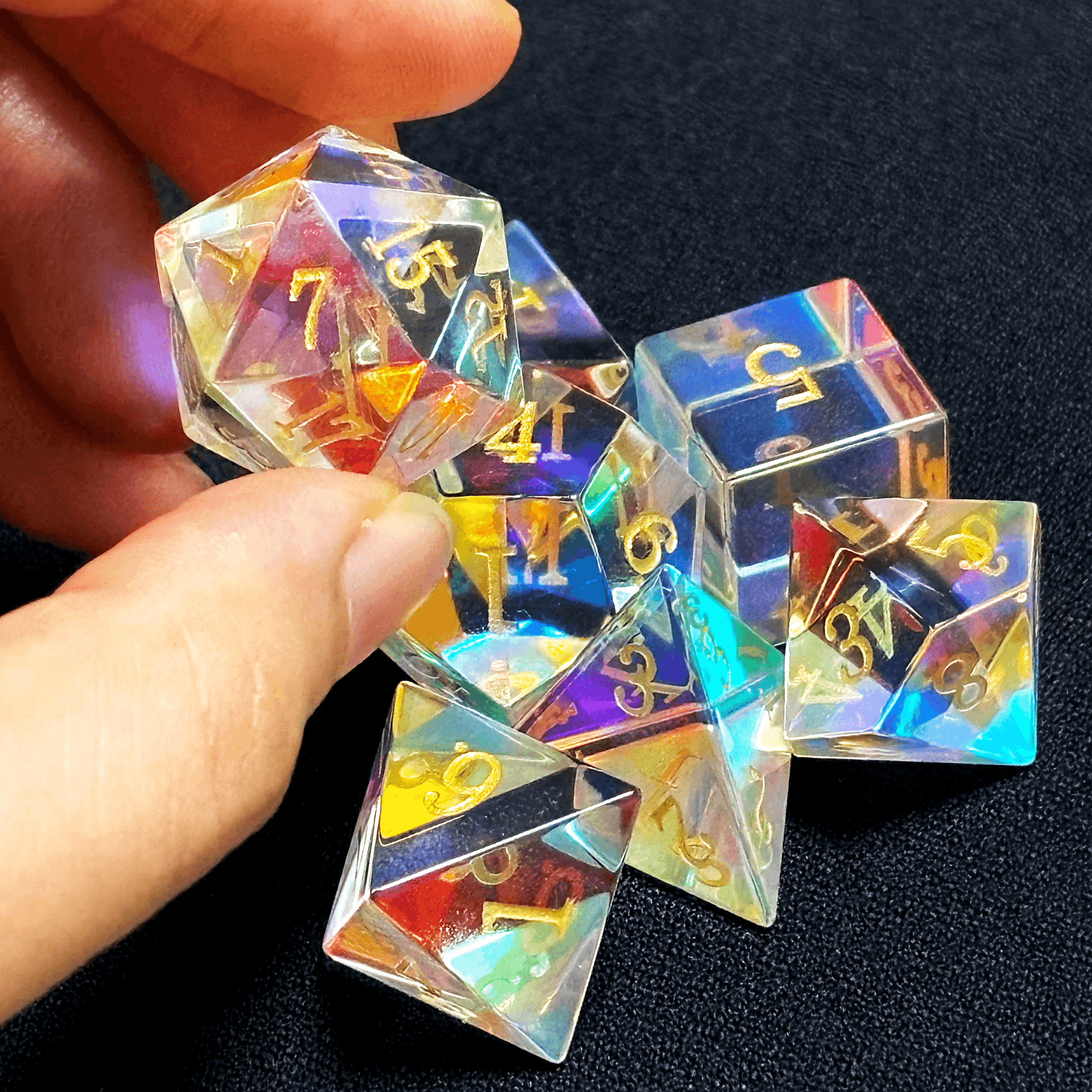Luminara Glass Dice Set - RULE DICE