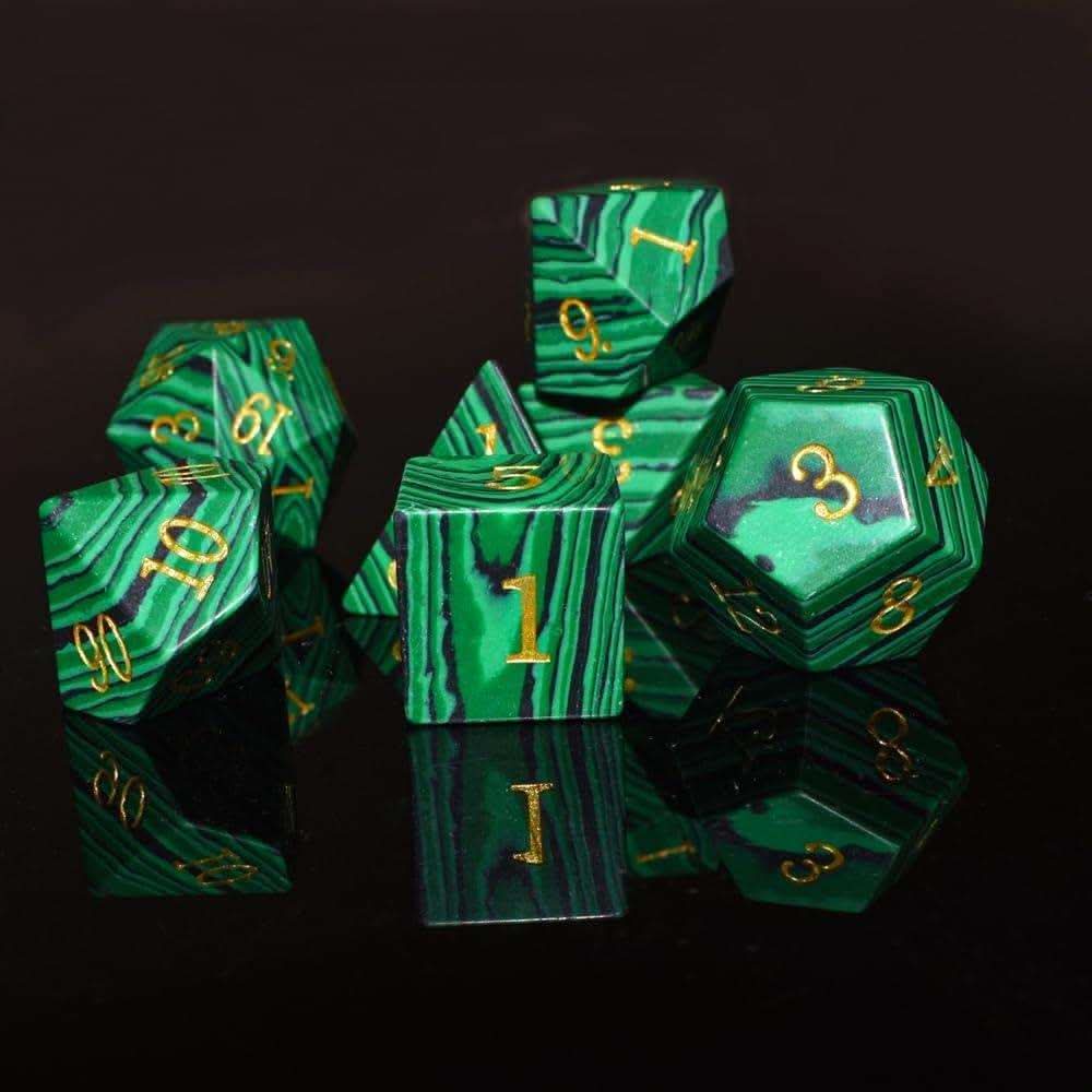 Malachite Dice Set - RULE DICE