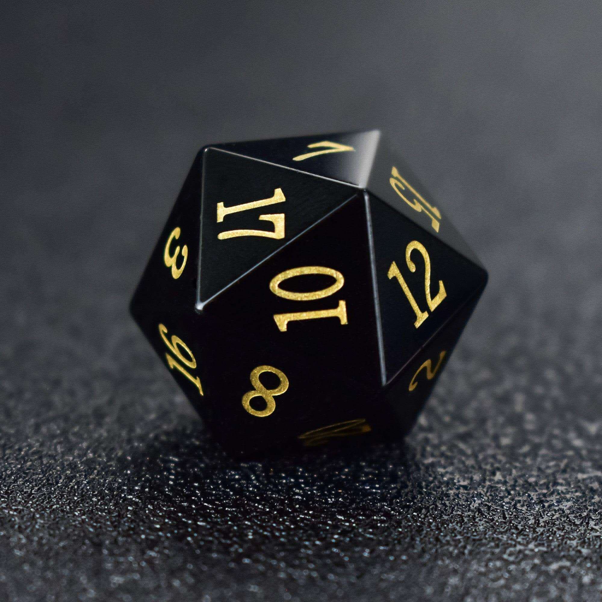 Obsidian Dice Set - RULE DICE