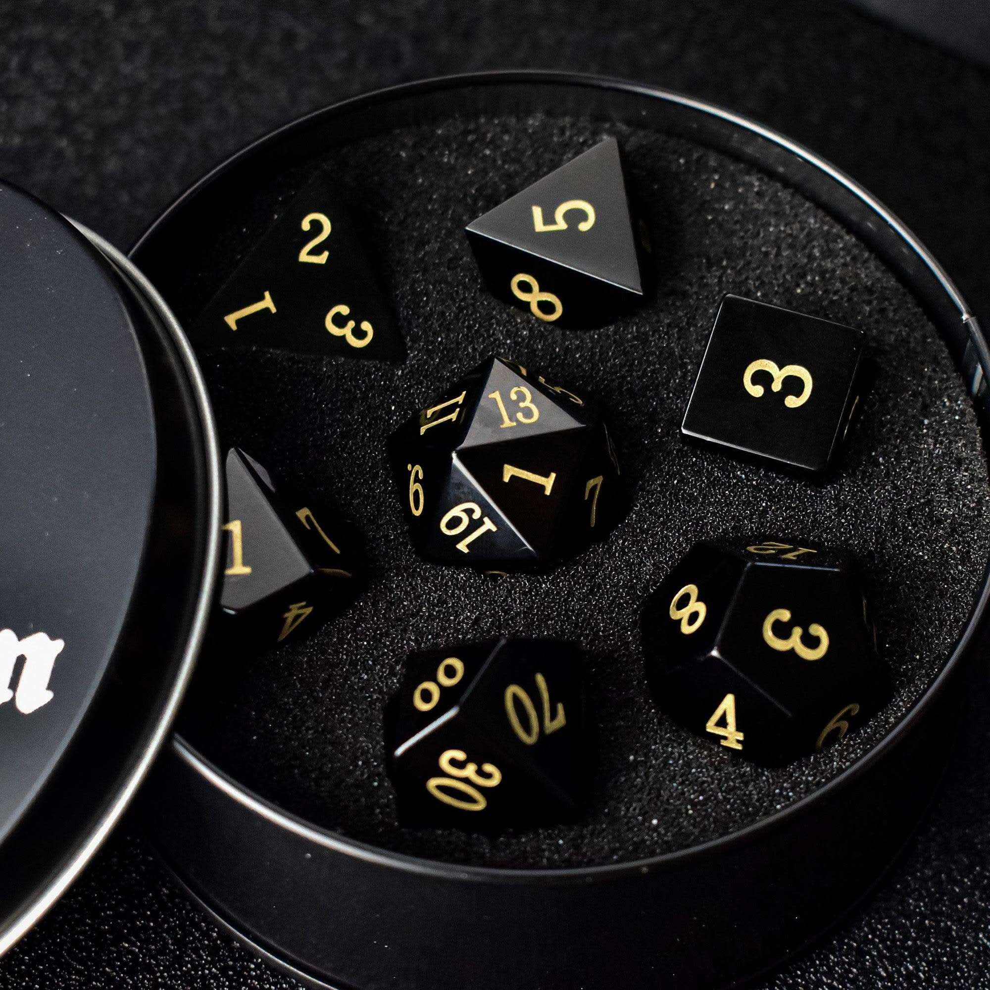 Obsidian Dice Set - RULE DICE