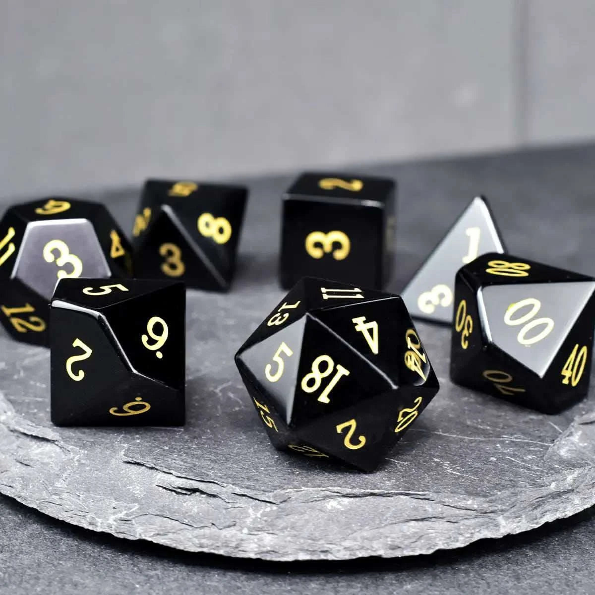 Obsidian Dice Set - RULE DICE