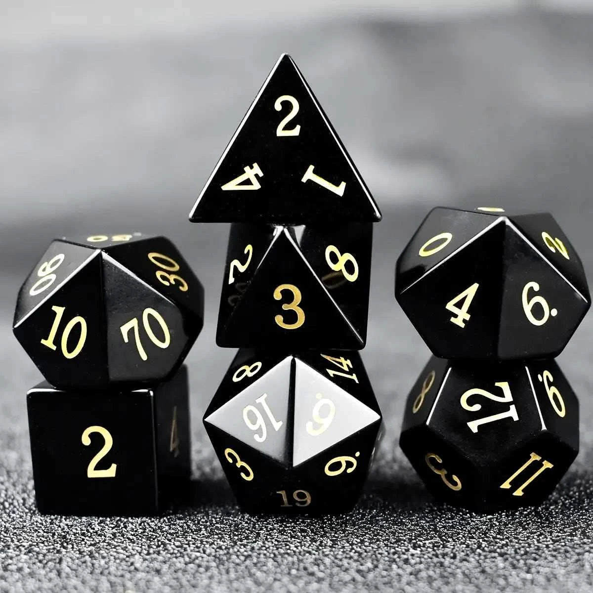 Obsidian Dice Set - RULE DICE