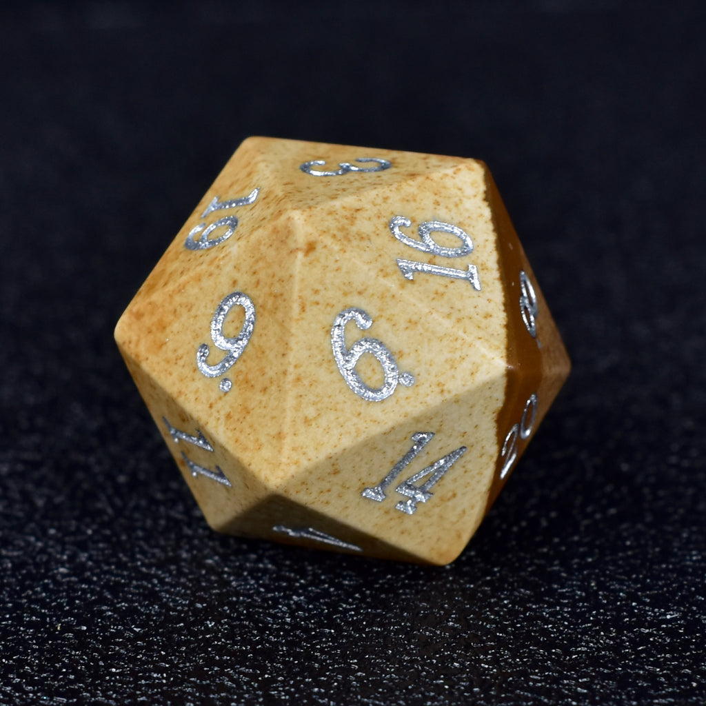 Painted Stone Dice