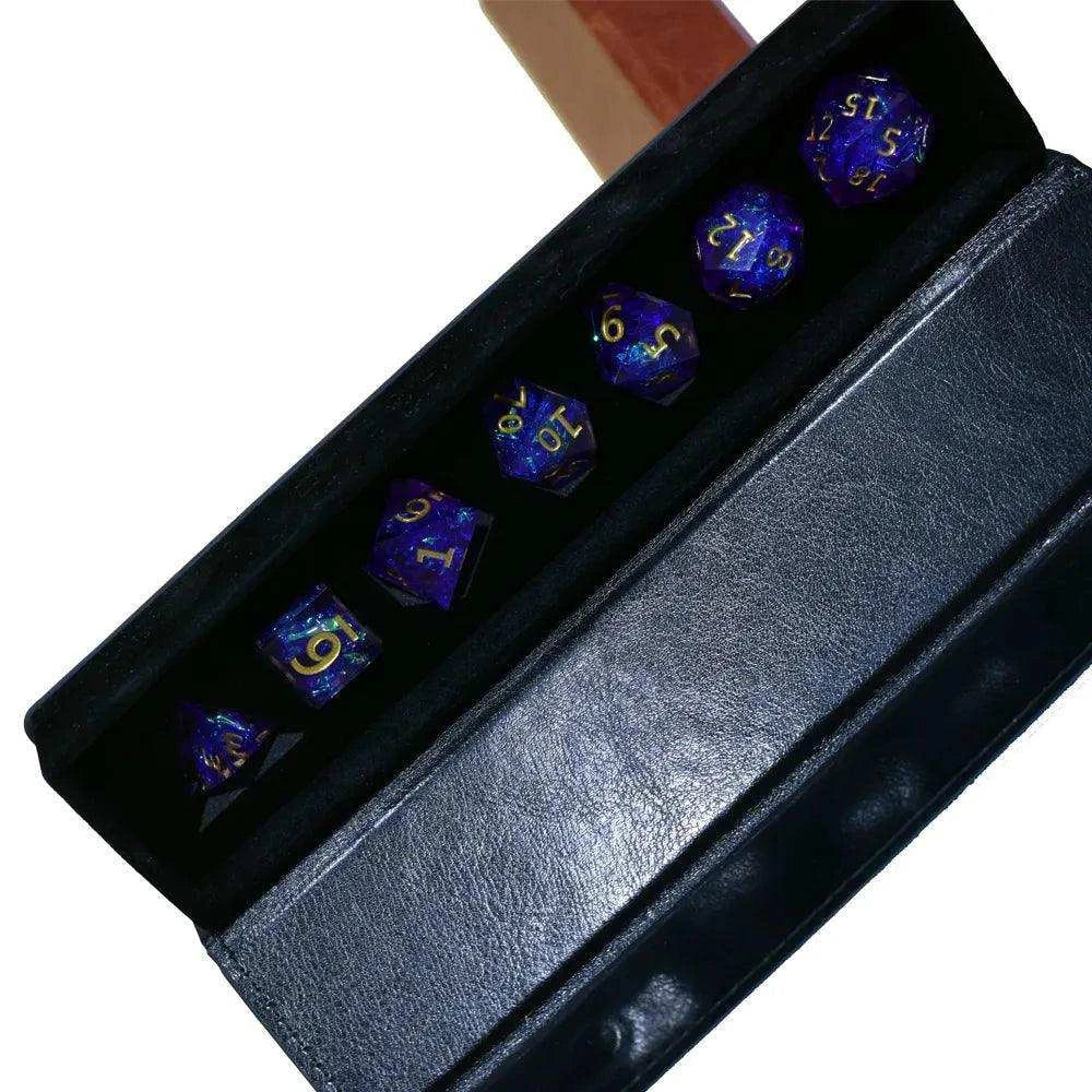 Rectangular Leather Dice Box - RULE DICE