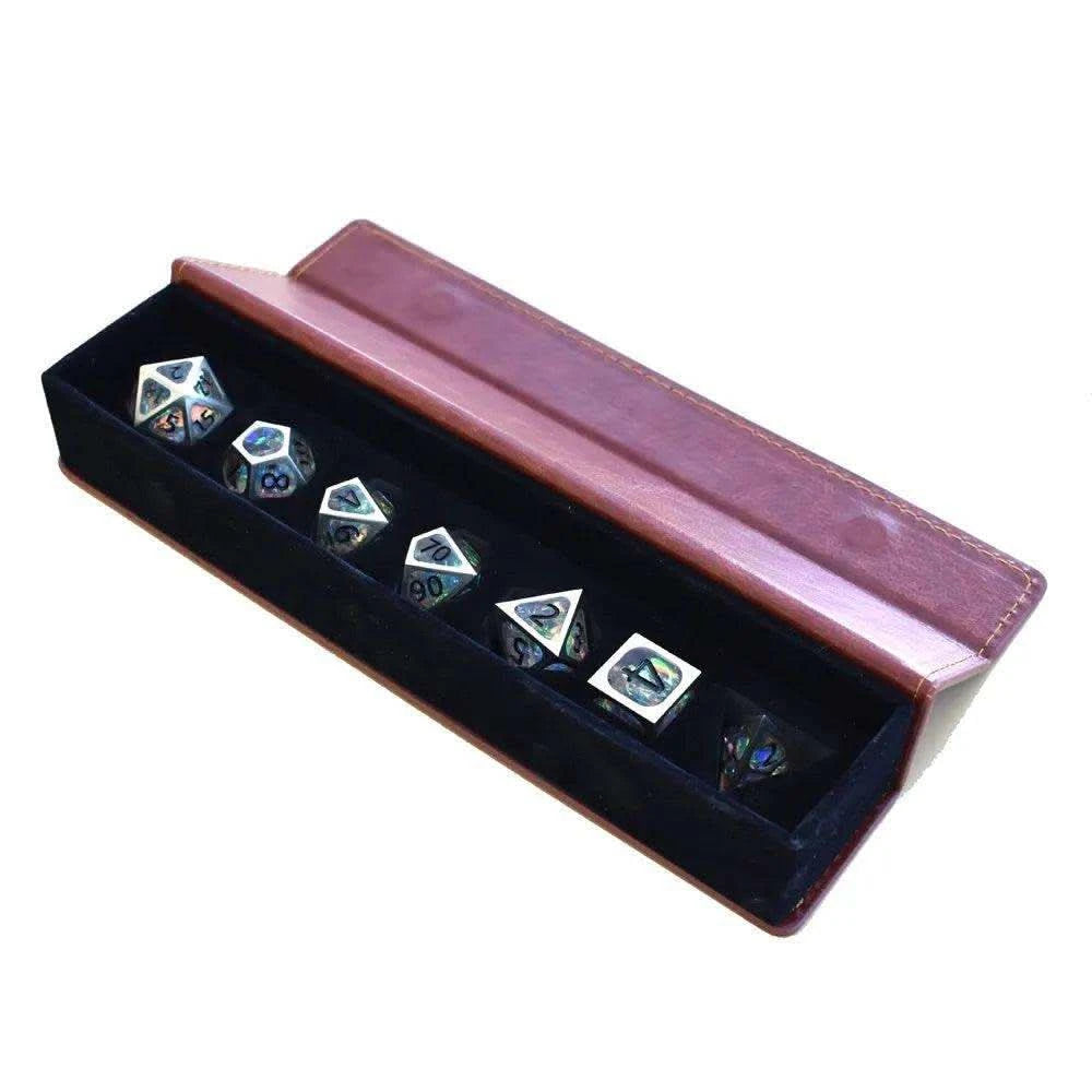 Rectangular Leather Dice Box - RULE DICE