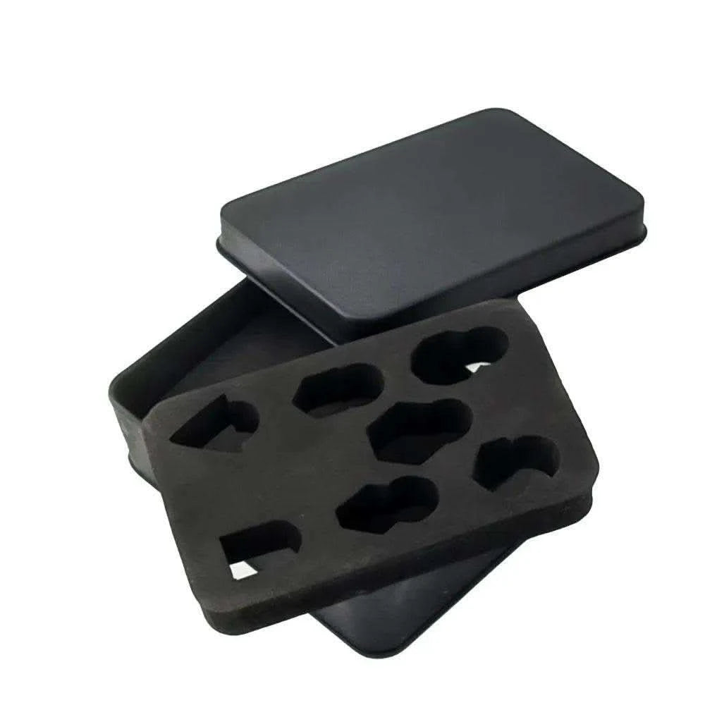 Rectangular Metal Dice Box - RULE DICE