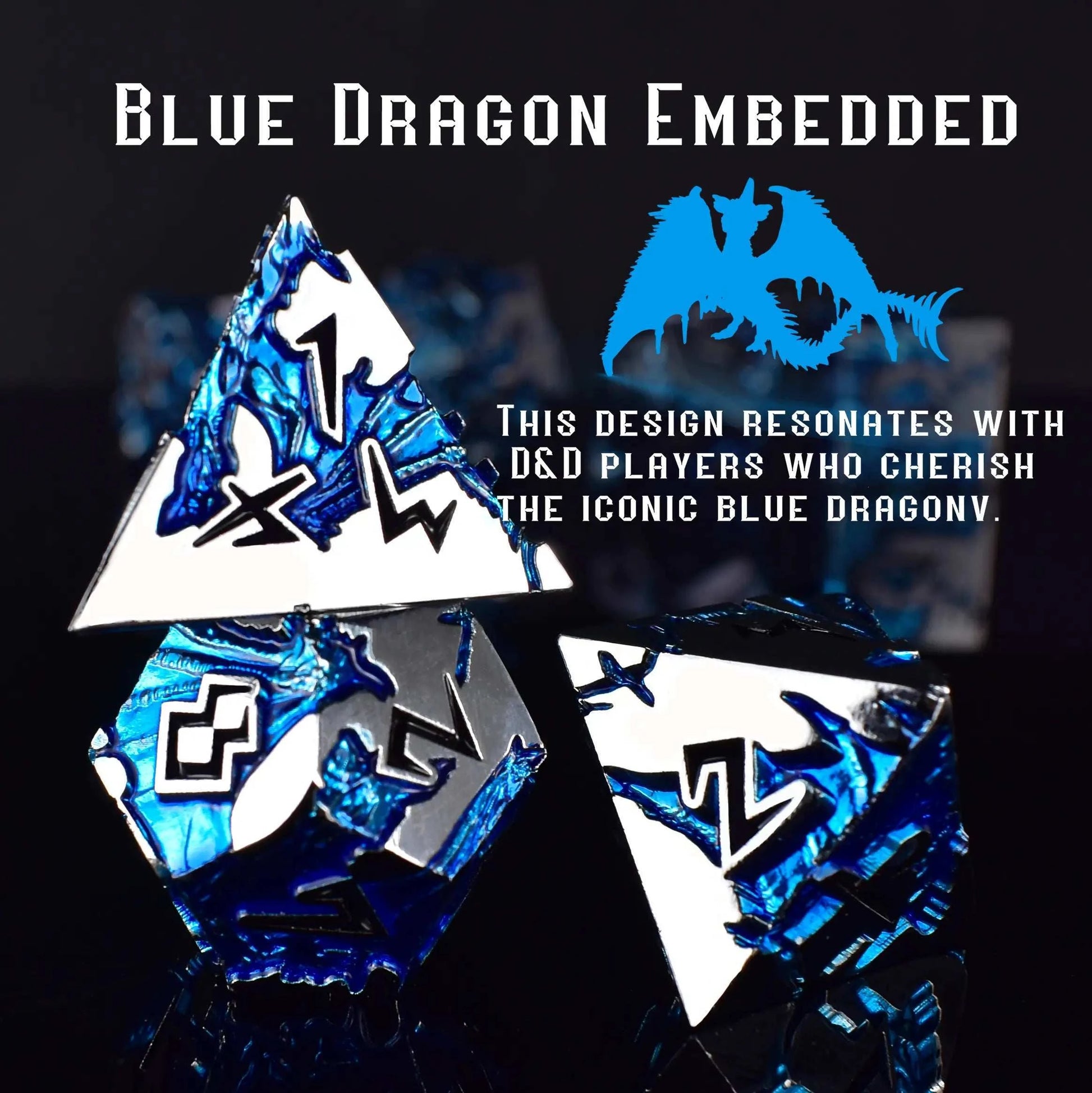 Blue Dragon Dice Set - RULE DICE
