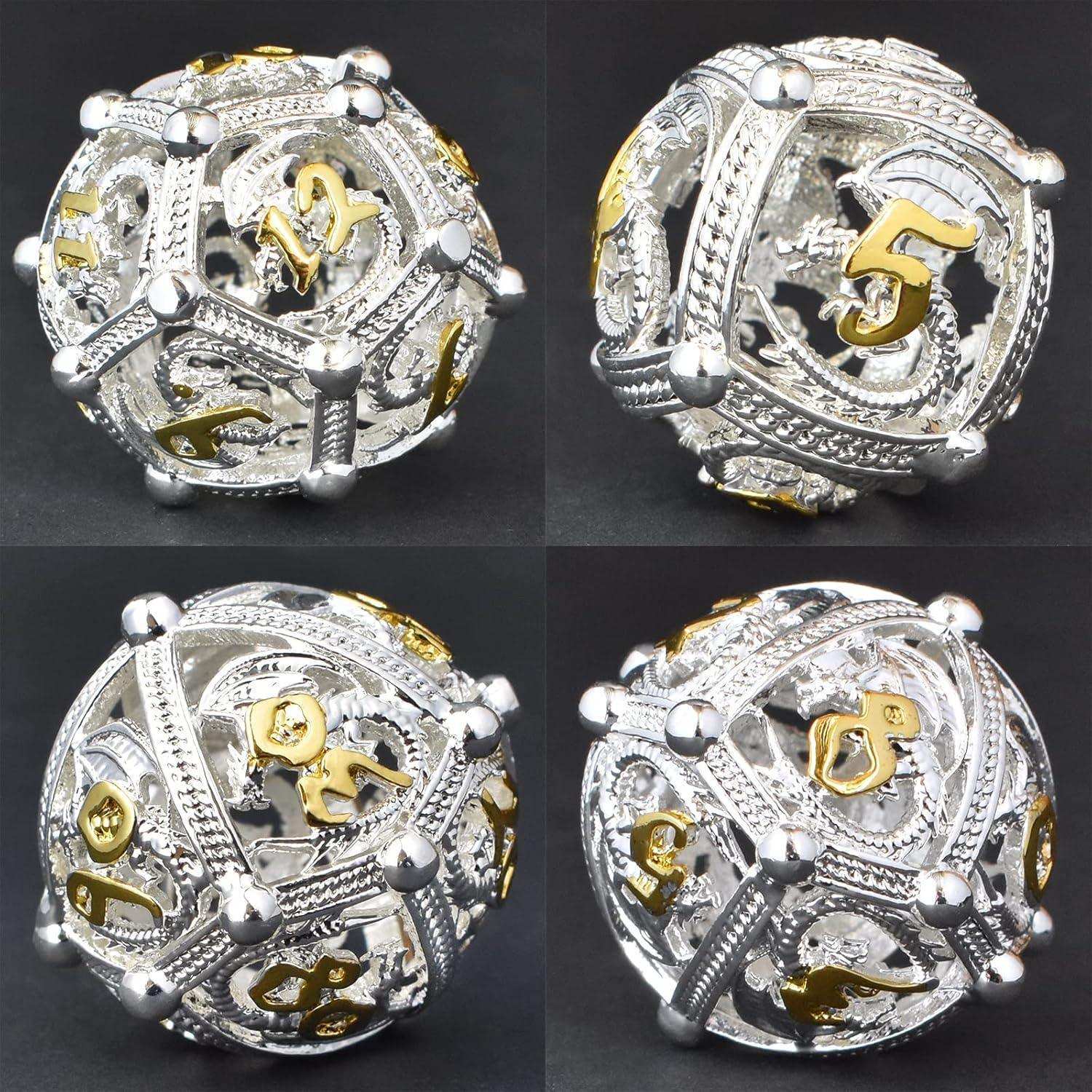 Silver Dragon Hollow Dice Set - RULE DICE