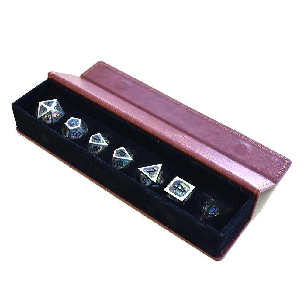 Rectangular Leather Dice Box - RULE DICE