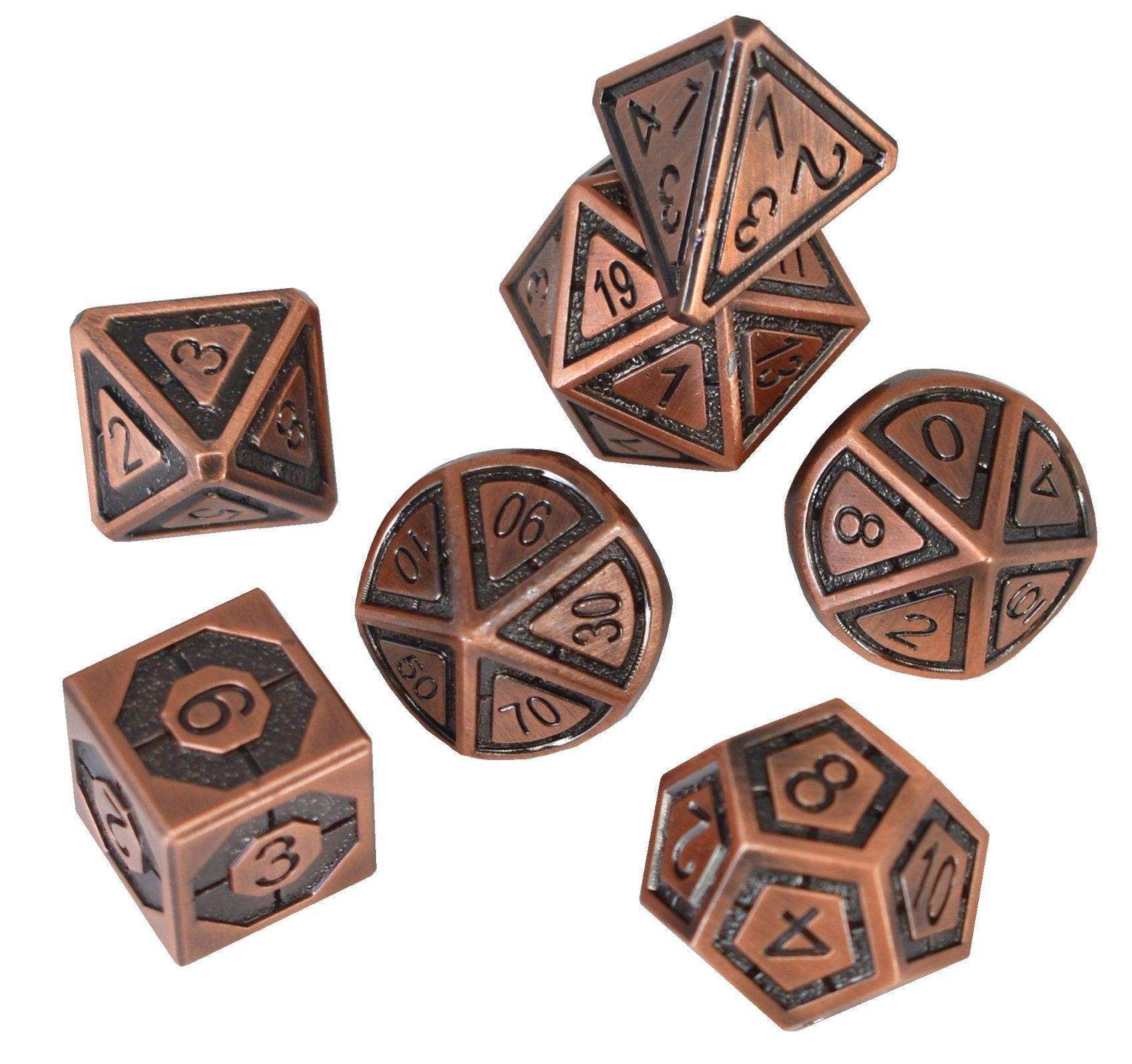 Bronze Plated Dice Set - RULE DICE