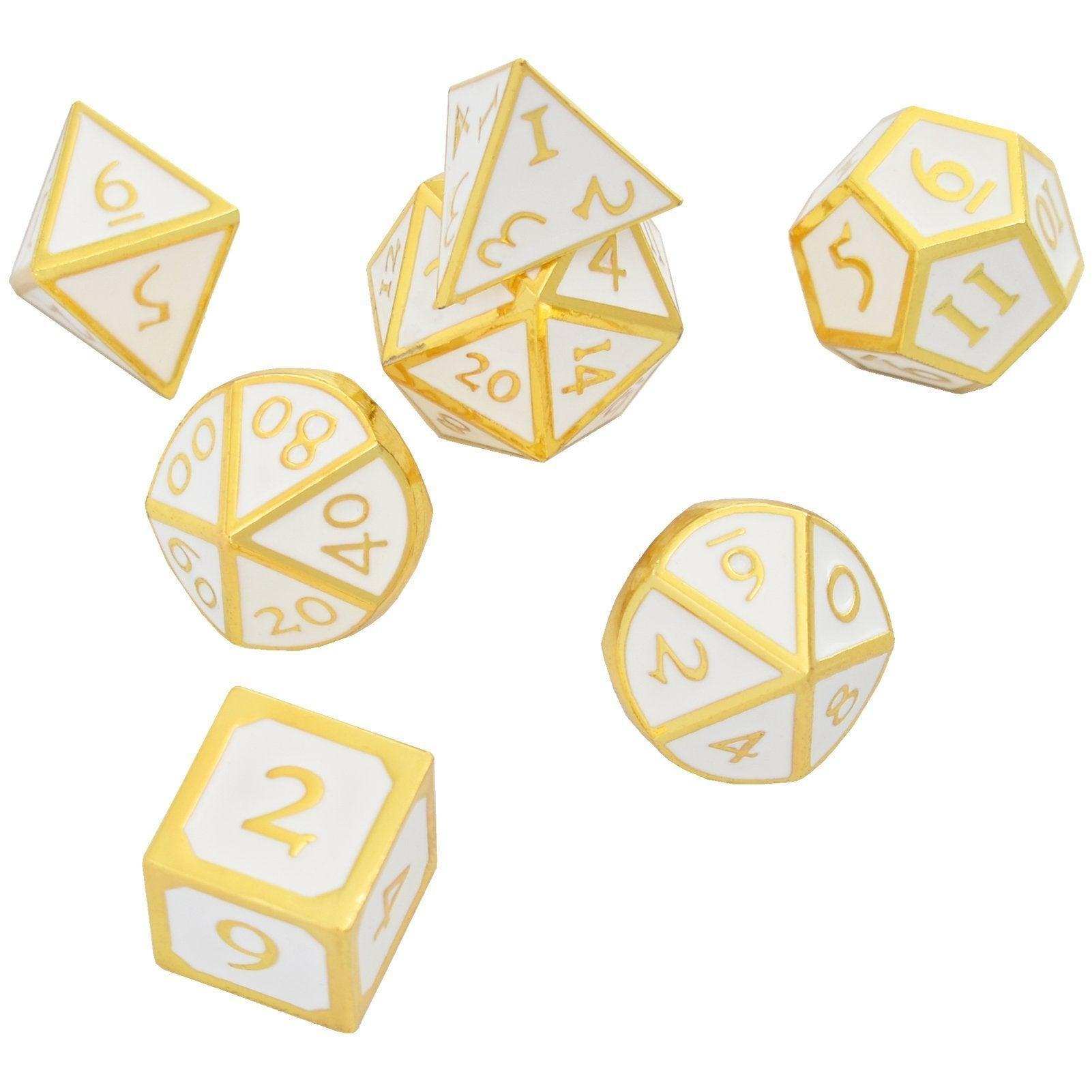 Roman Platinum&Golden Plated Dice Set - RULE DICE